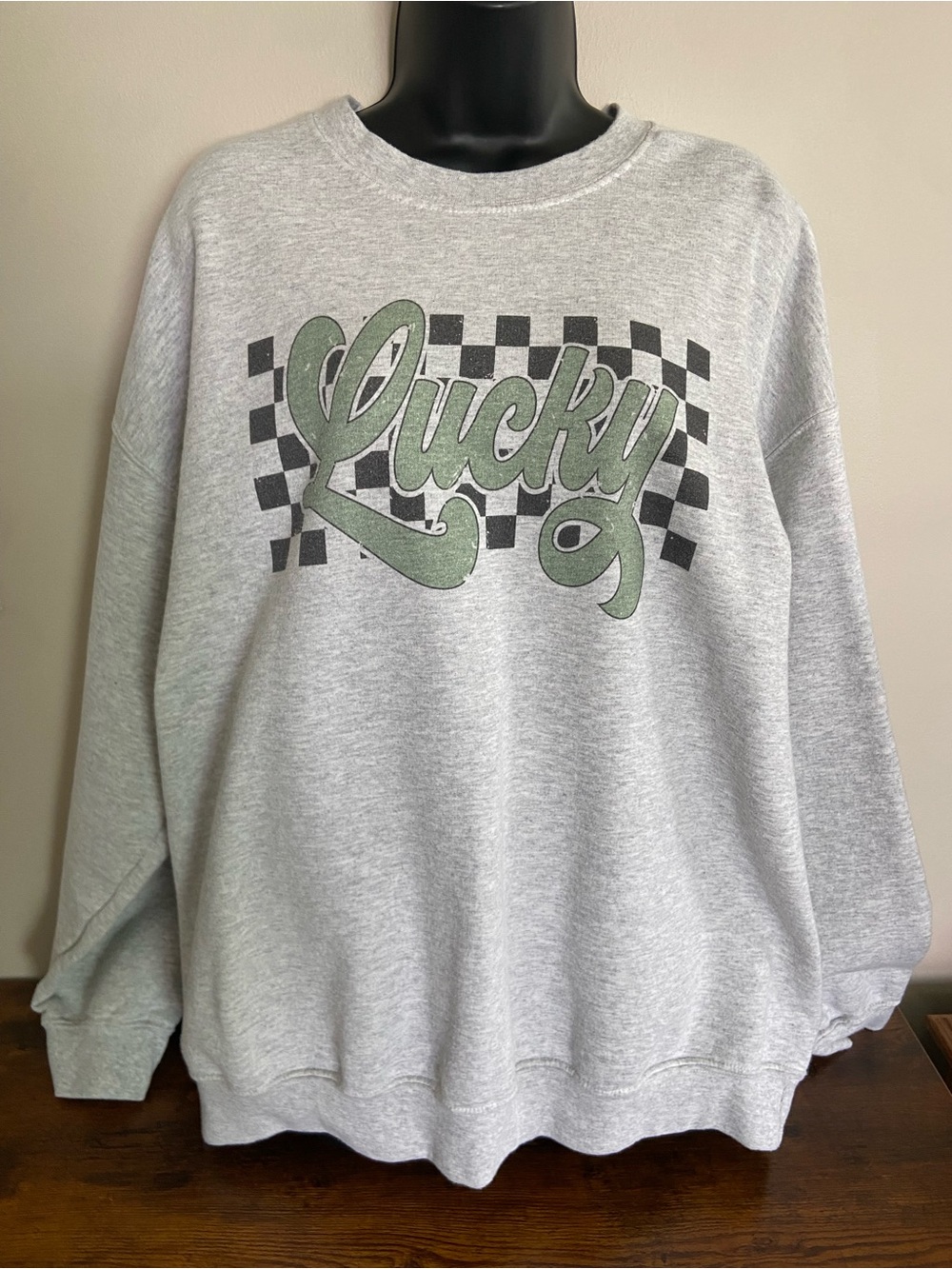 “Lucky" Graphic Sweatshirt - Perfect for St Patrick’s day
